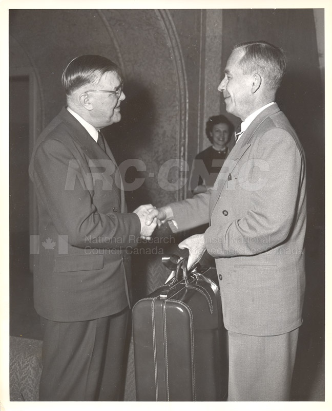 S.J. Cook (Public Relations) Retirement Presentation (Dr. Steacie) March 12, 1954