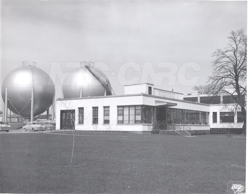 High Speed Aerodynamics Laboratory with Vacuum Spheres c.1950s