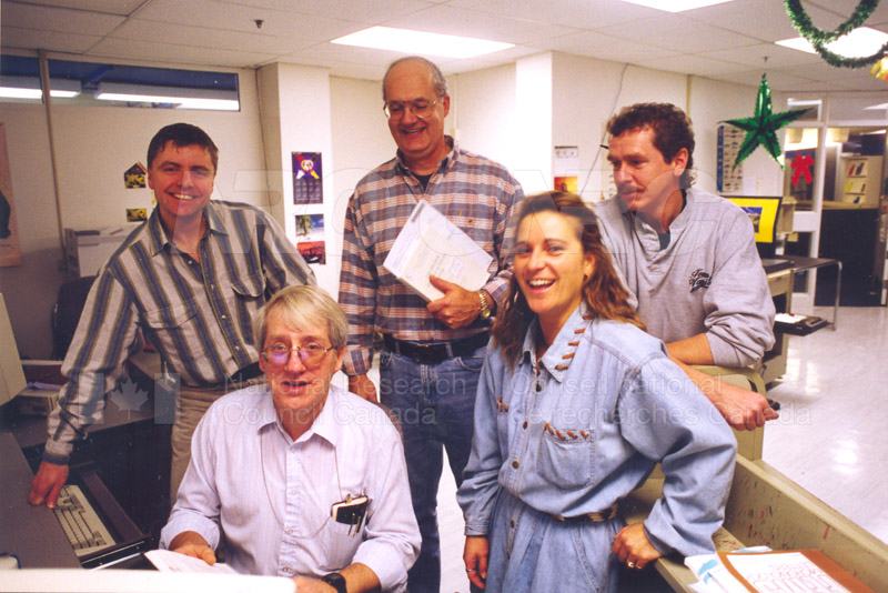CISTI Employees (Stacks) Dec. Late 1990s 002