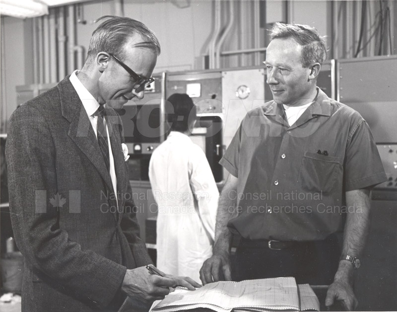 Dr. Hugh Preston Thomas with Dr. T.M. Dauphine