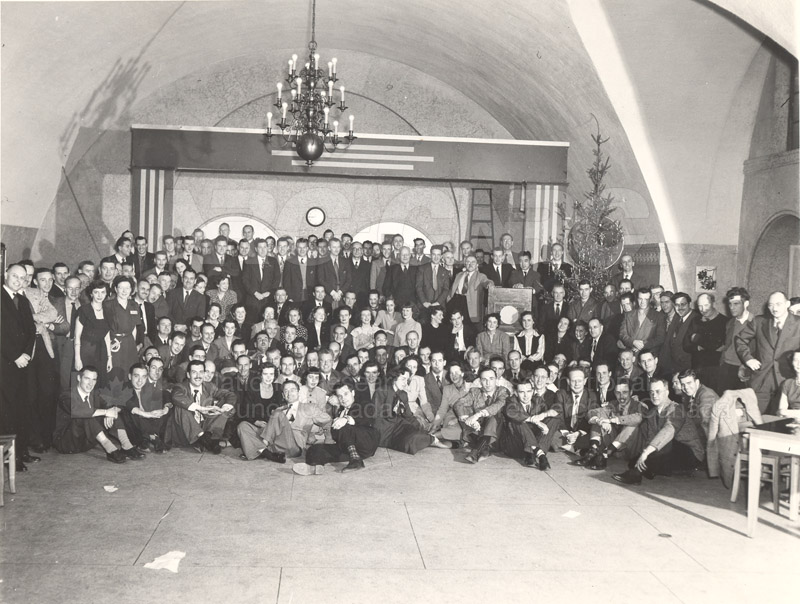 Christmas Party 1949 Sussex St. Bldg.