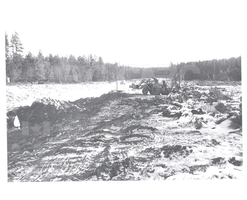 Algonquin Observatory- Clearing Site No.11 Dec. 12 1961 004