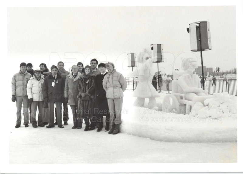 NRC's Winterlude Snow Sculpture- 1st Prize 1985 001