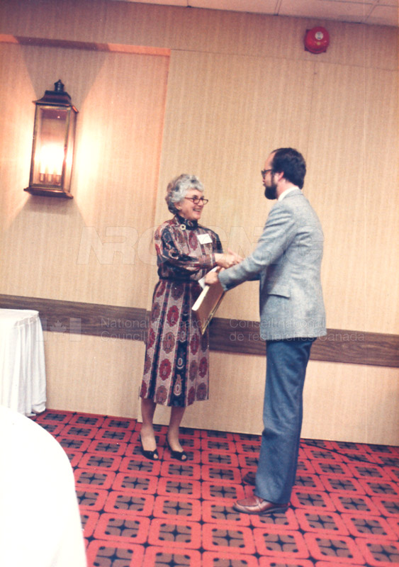 Presentation of McNaughton Portraits to McNaughton Learning Resource Centres 8 Oct 1985 003