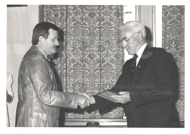 Présentation des 25 ans de service, nov. 1985 002