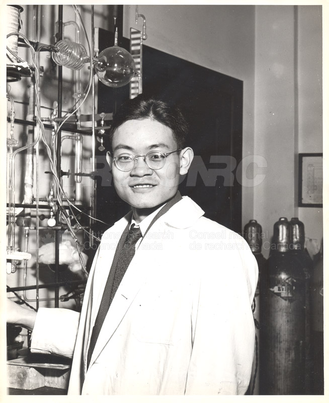 Industrial Organic Chemistry- Dr. S. Chu Liang- Inspecting a Vacuum System for Leaks with a Leak Tester c.1950
