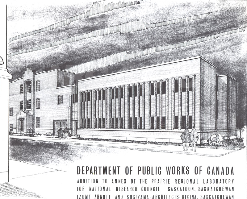 Addition to Annex of the Prairie Regional Lab Architect's Drawing n.d.