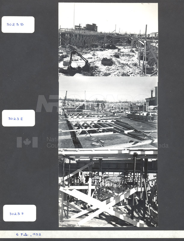 Construction de M-50 6 février 1952 #3023 002