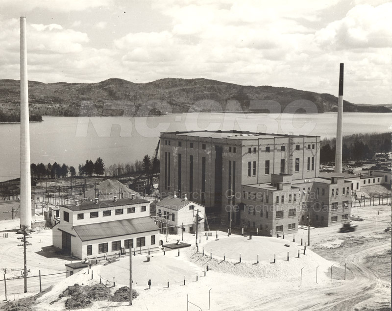 NRX Pile Building and ZEEP Building- Cooling Tanks 1945