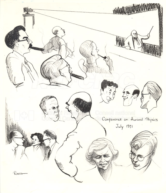 Conférence sur la physique des aurores juillet 1951