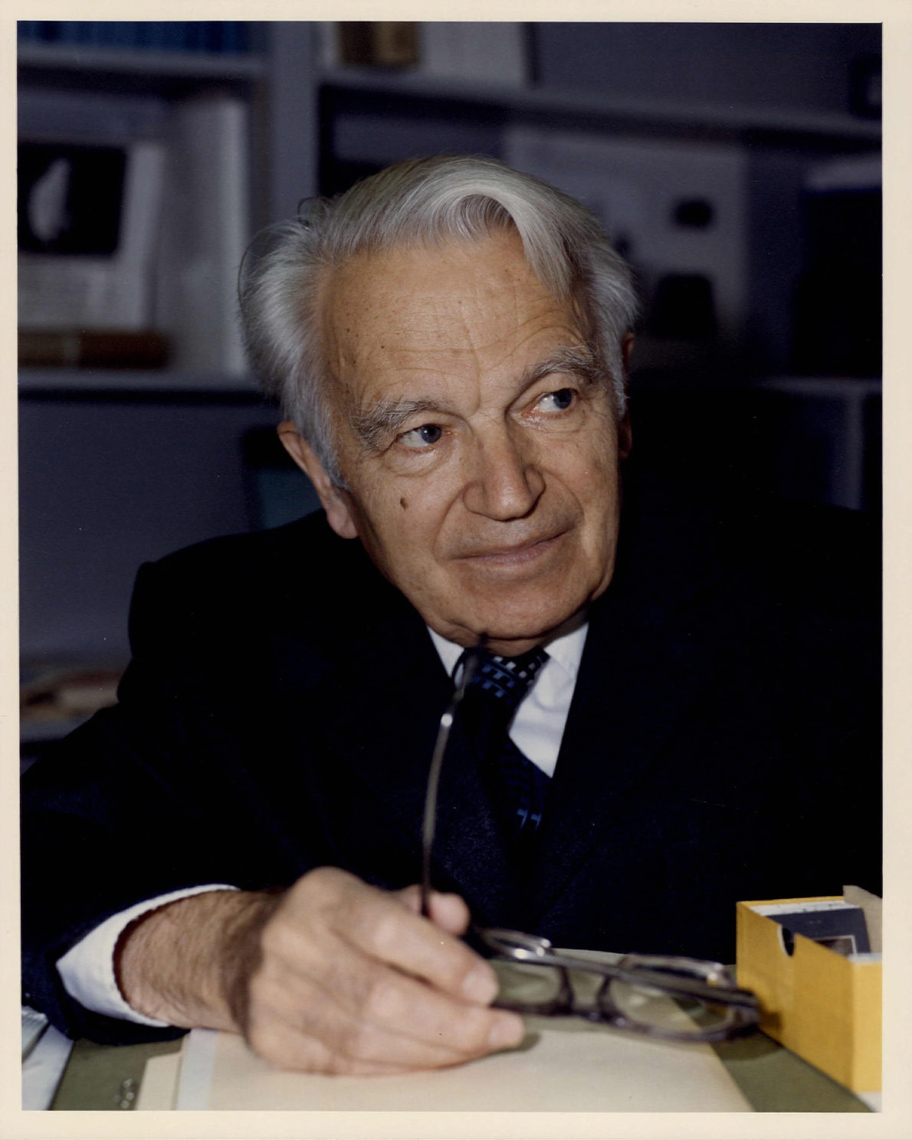 Gerhard Herzberg, novembre 1984