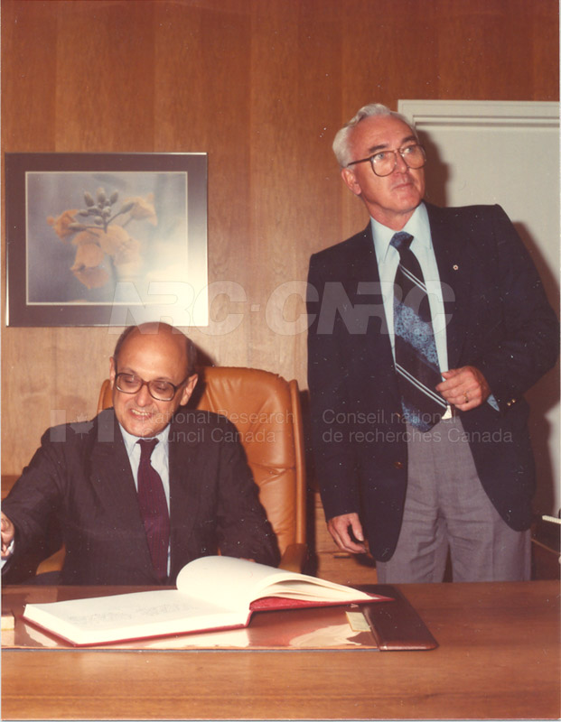 Visit of Ambassador of Brazil 1983 001