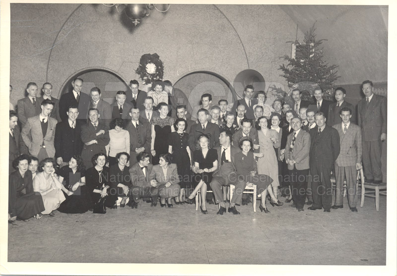 Fête de Noël du personnel vers 1950 001