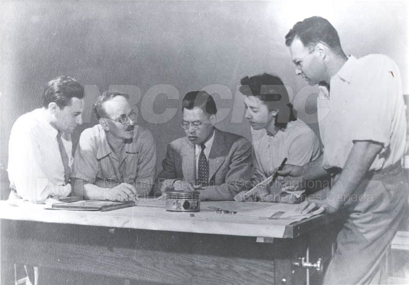 Mechanical Engineering- Engine Laboratory Staff c.1945-1948 (includes M. Kuhring)
