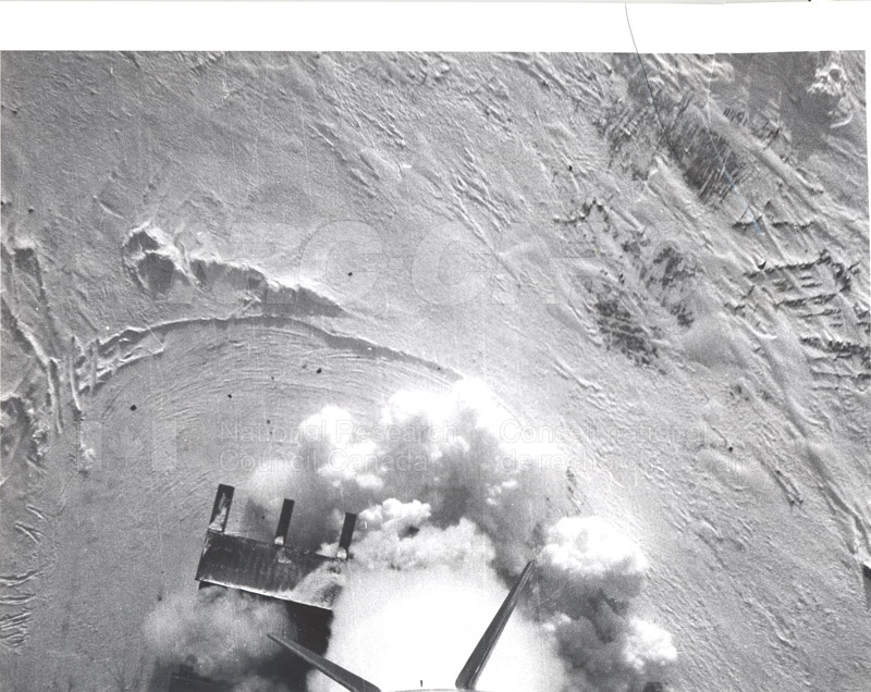 Support de fusée Black Brant- vue aérienne 15 février 1967 001