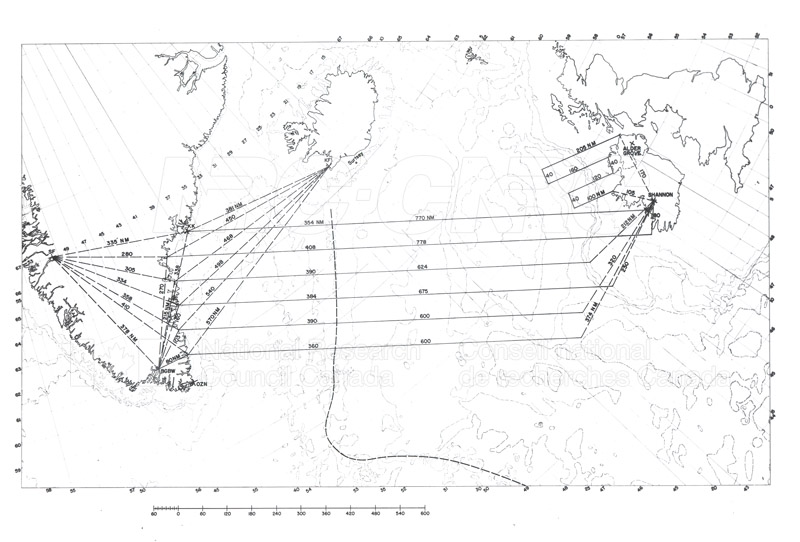 Flight Research Section- Flight Lines Over the Mid-Atlantic Ridge June 1967