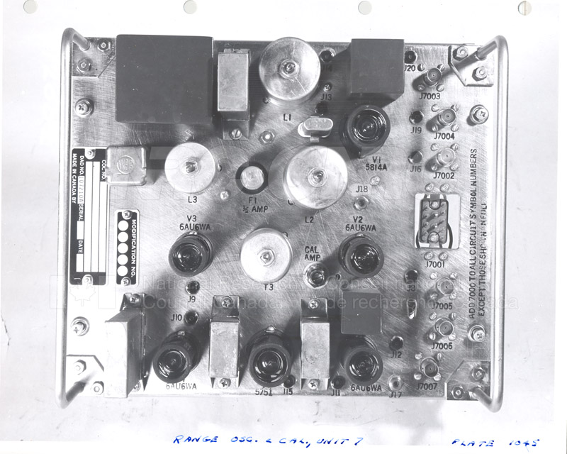 Plaques de AN-MPQ-501 (Prototype de Cal 1957) 023