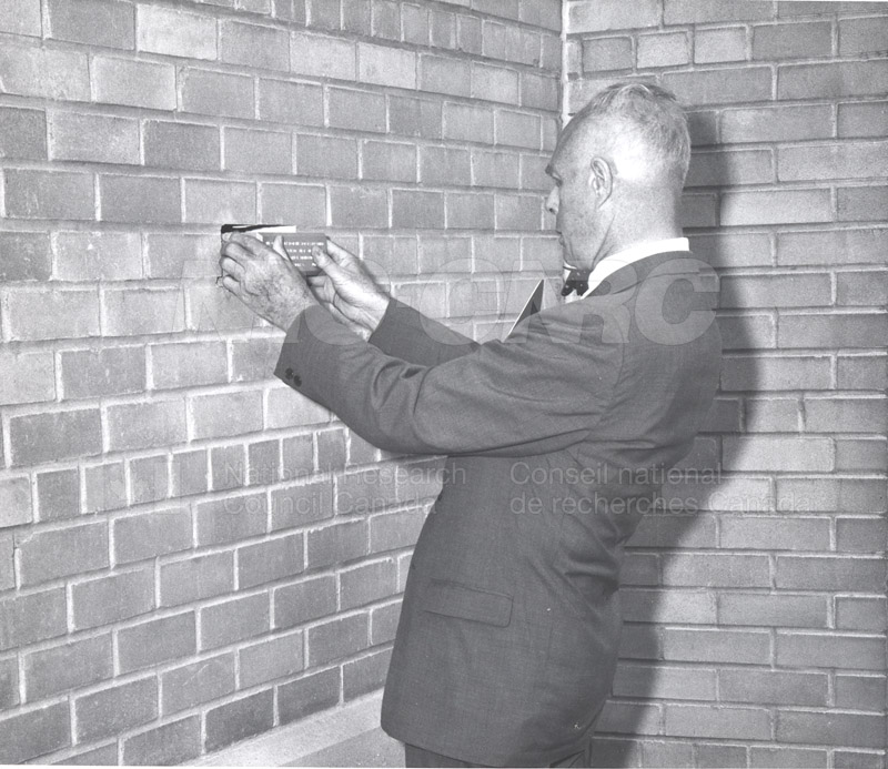 B.G. Ballard- Retirement Ceremony at M-50- Replacing Brick with a Wall Plaque June 1967 004