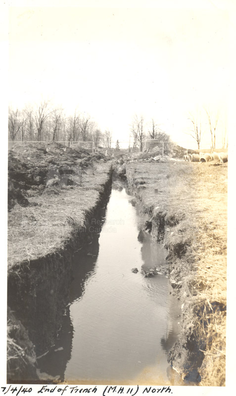 Album 12 New Annex 2 End of Trench (M.H.11) North April 7 1940