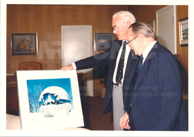 Prix pour les 40 ans de services à M. Clement St. Jacques, 19 juillet 1985 001